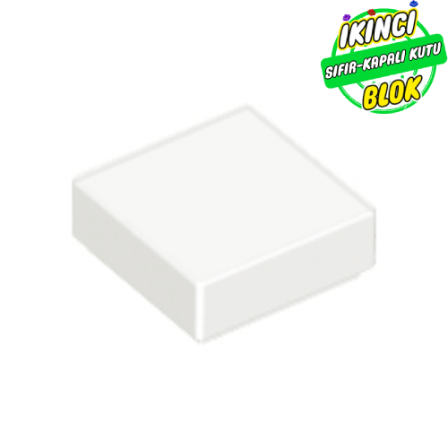 LEGO® 1 x 1 Düz Plaka Beyaz Sıfır