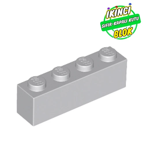 LEGO® Brick 1 x 4 Açık Mavimsi Gri Sıfır