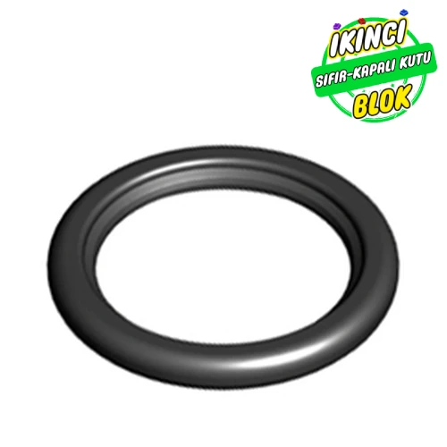 LEGO® Technic Wedge Belt Wheel Tire Siyah Sıfır