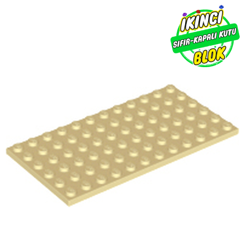 LEGO® 6 x 12 Plaka Bej Sıfır