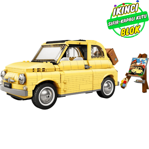 10271 LEGO® Fiat 500 {Bright Light Yellow Edition} Sıfır Kapalı Kutu