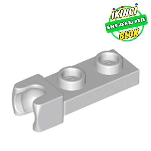 LEGO® Plate Special 1 x 2 5.9mm Towball Socket Açık Mavimsi Gri Sıfır