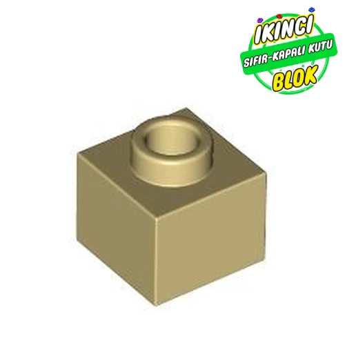 LEGO® Plate 1 x 1 x 2/3 with Open Stud Bej Sıfır
