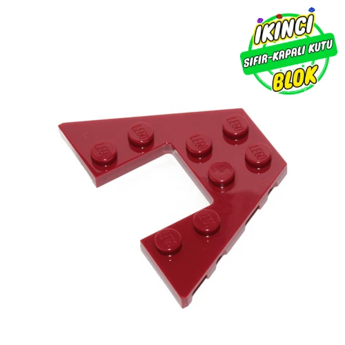 LEGO® Wedge Plate 4 x 6 Koyu Kırmızı Sıfır