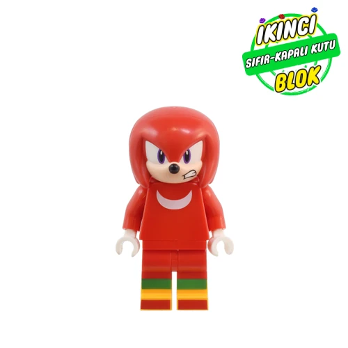 LEGO® Minifigür Knuckles, Open Mouth Sıfır son021