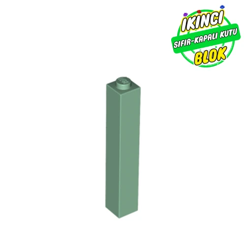 LEGO® Brick 1 x 1 x 5 with Solid Stud Kum Yeşili Sıfır