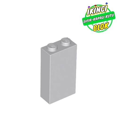 LEGO® Brick 1 x 2 x 3 with Bottom Stud Holder Açık Mavimsi Gri Sıfır