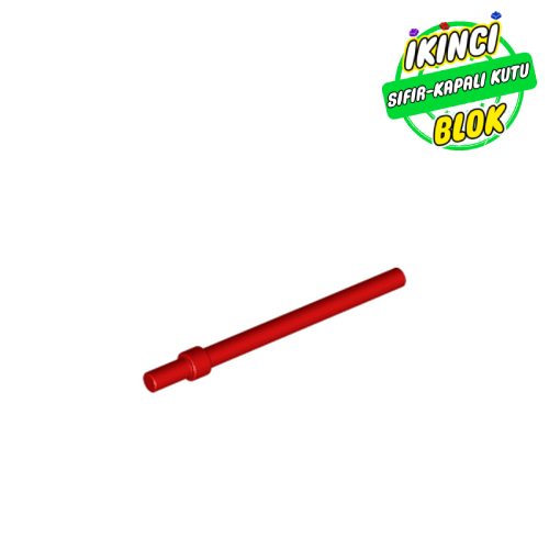 LEGO® 6L Stoperli Çubuk Kırmızı Sıfır