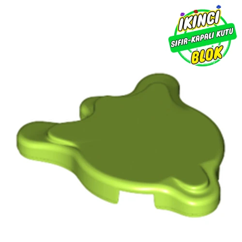 LEGO® Tile Special, Splat with Rounded Sides Limon Yeşili Sıfır