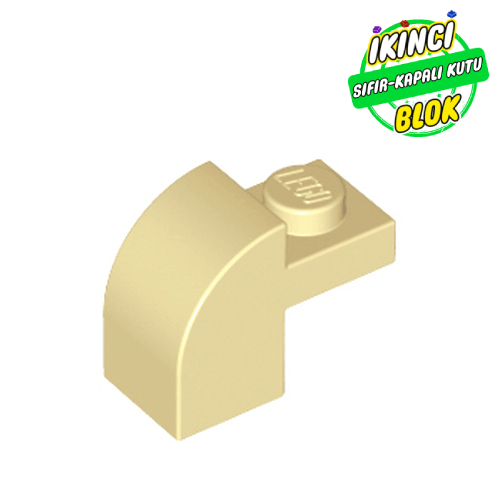 LEGO® 2 x 1 x 1 1/3 Eğimli Parça Bej Sıfır