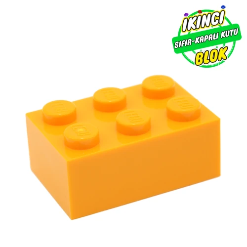 LEGO® 2 x 3 Tuğla Parlak Açık Turuncu Sıfır