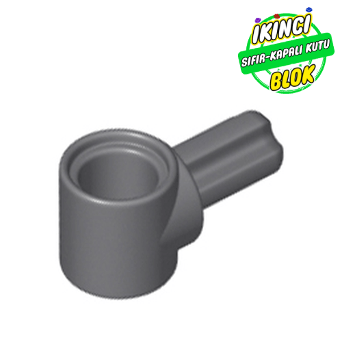 LEGO® 1L dişli çıkışlı Pin Bağlayıcısı Koyu Mavimsi Gri Sıfır