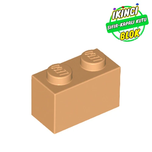 LEGO® Brick 1 x 2 Orta Nugat Sıfır