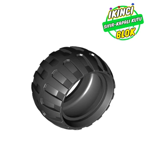 LEGO® Tyre 43.2 x 26 Balloon Small Siyah Sıfır