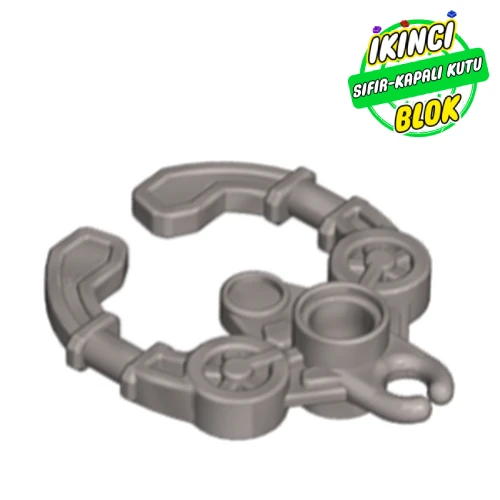 LEGO® Large Figure Weapon Claw / Handcuff Mat Gümüş Sıfır