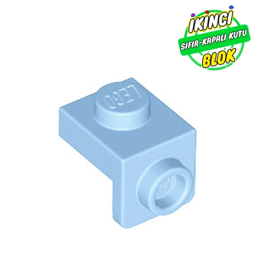 LEGO® 1 x 1 ve 1 x 1 Braket Parlak Açık Mavi Sıfır