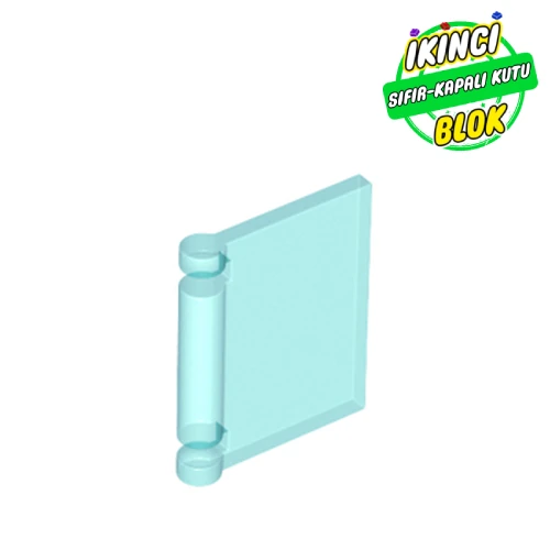 LEGO® Kitap Kapağı Şeffaf Açık Mavi Sıfır