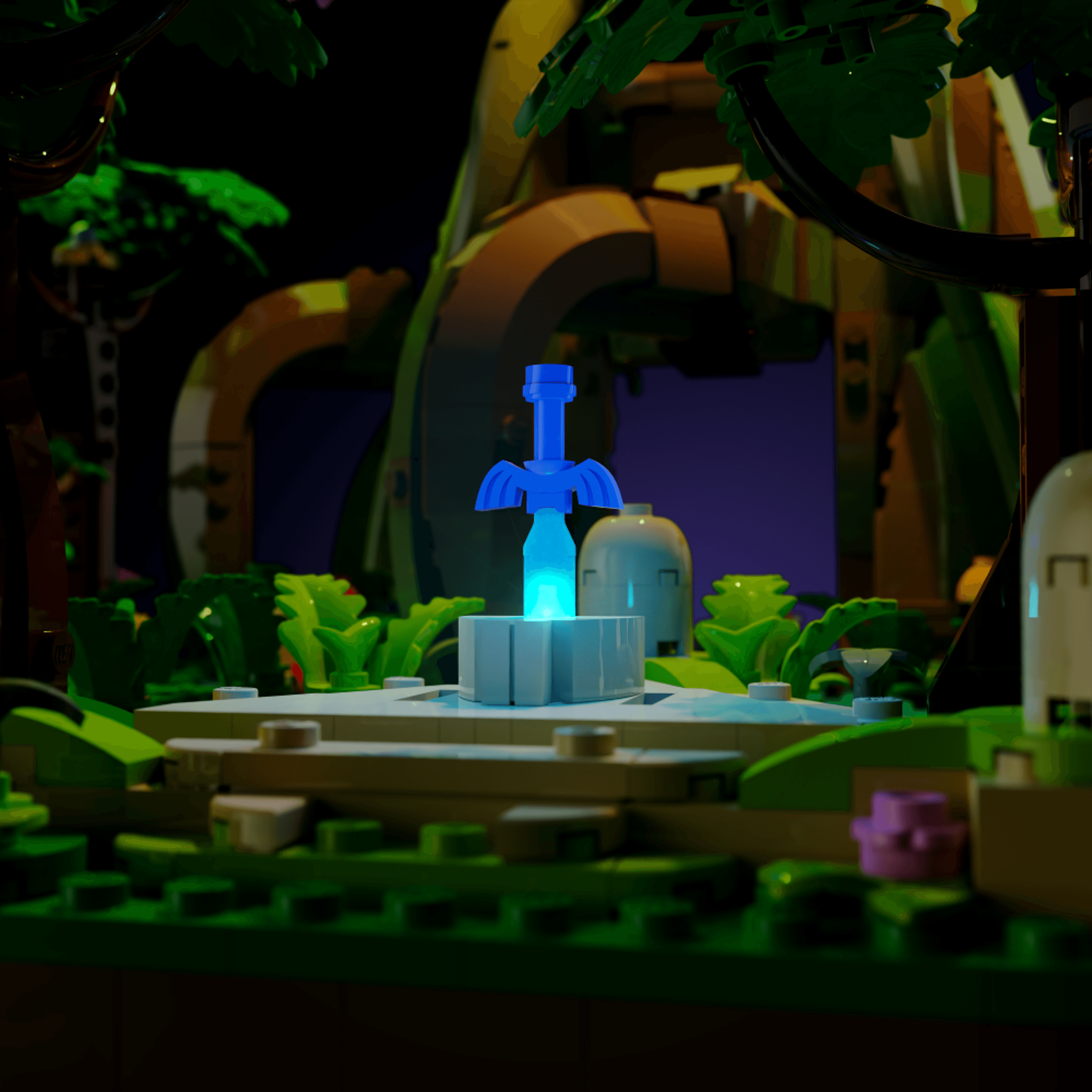 LEGO® 77092 The Legend of Zelda Great Deku Tree 2-in-1 Işık Kiti
