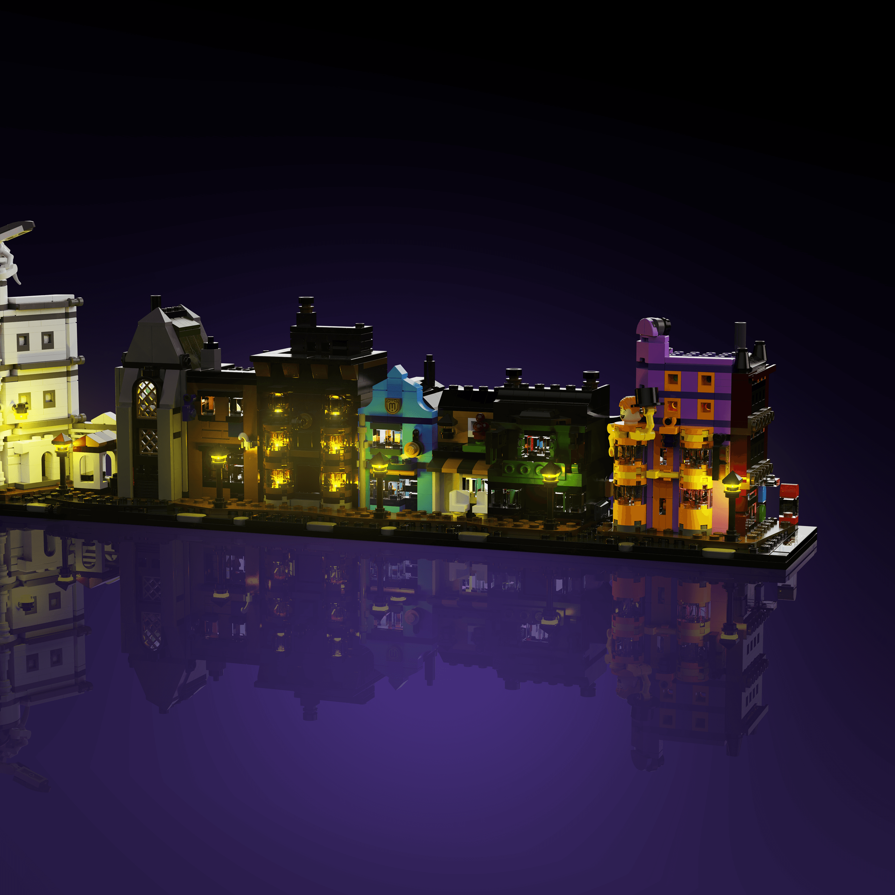 LEGO® 76444 Harry Potter Diagon Alley Wizarding Shops Işık Kiti