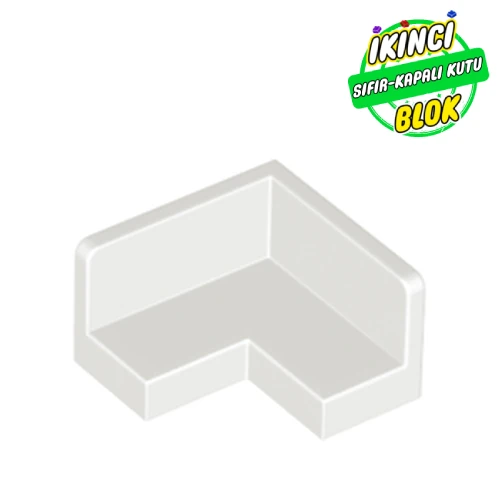 LEGO® Panel 2 x 2 x 1 Corner Beyaz Sıfır