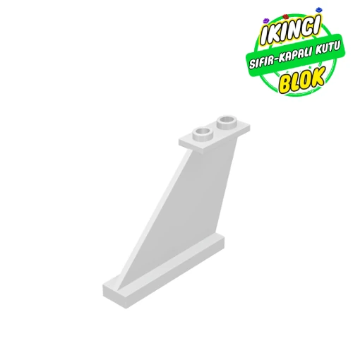 LEGO® Wing, Tail 4 x 1 x 3 Beyaz Sıfır