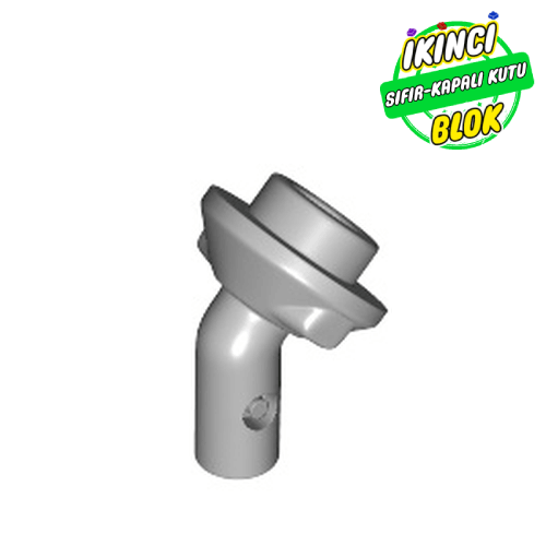 LEGO® 1L Açılı İçi Boş Studlı Çubuk Açık Mavimsi Gri Sıfır
