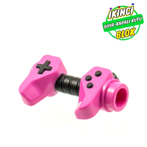 LEGO® Game Controller / Weapon Hilt with Black Buttons Koyu Pembe Sıfır