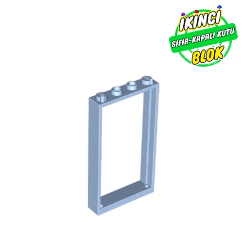 LEGO® Door Frame 1 x 4 x 6 Type 2 Parlak Açık Mavi Sıfır
