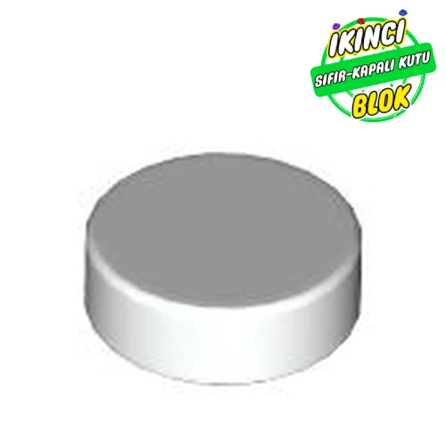 LEGO® Tile Round 1 x 1 Beyaz Sıfır