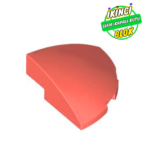 LEGO® 3 x 3 Kavisli Tuğla Köşe Mercan Sıfır