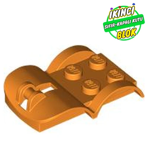 LEGO® Mobility Scooter Chassis, 2 x 2 Studs, Mudguards Turuncu Sıfır