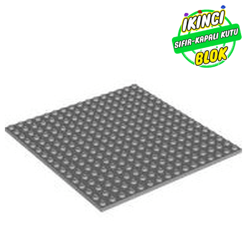 LEGO® 16 x 16 Plaka Açık Mavimsi Gri Sıfır