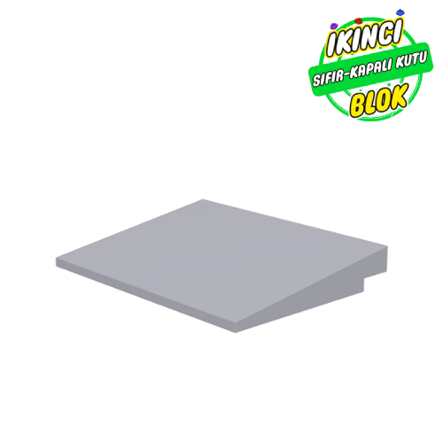 LEGO® 6 x 8 10 Derece Eğimli Parça Açık Mavimsi Gri Sıfır