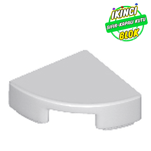 LEGO® 1 x 1 Çeyrek Plaka Açık Mavimsi Gri Sıfır