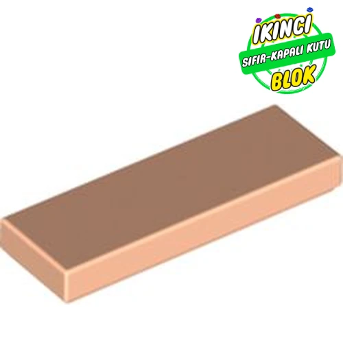 LEGO® Tile 1 x 3 Açık Nugat Sıfır