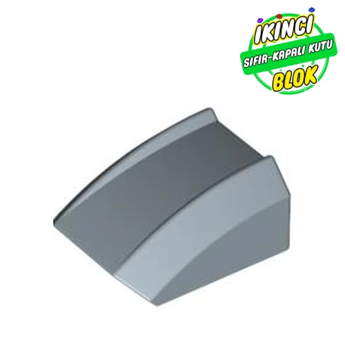 LEGO® Slope Curved 2 x 2 with Lip, No Studs Kum Mavisi Sıfır