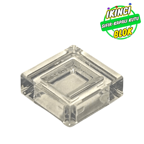 LEGO® 1 x 1 Düz Plaka Şeffaf Sıfır