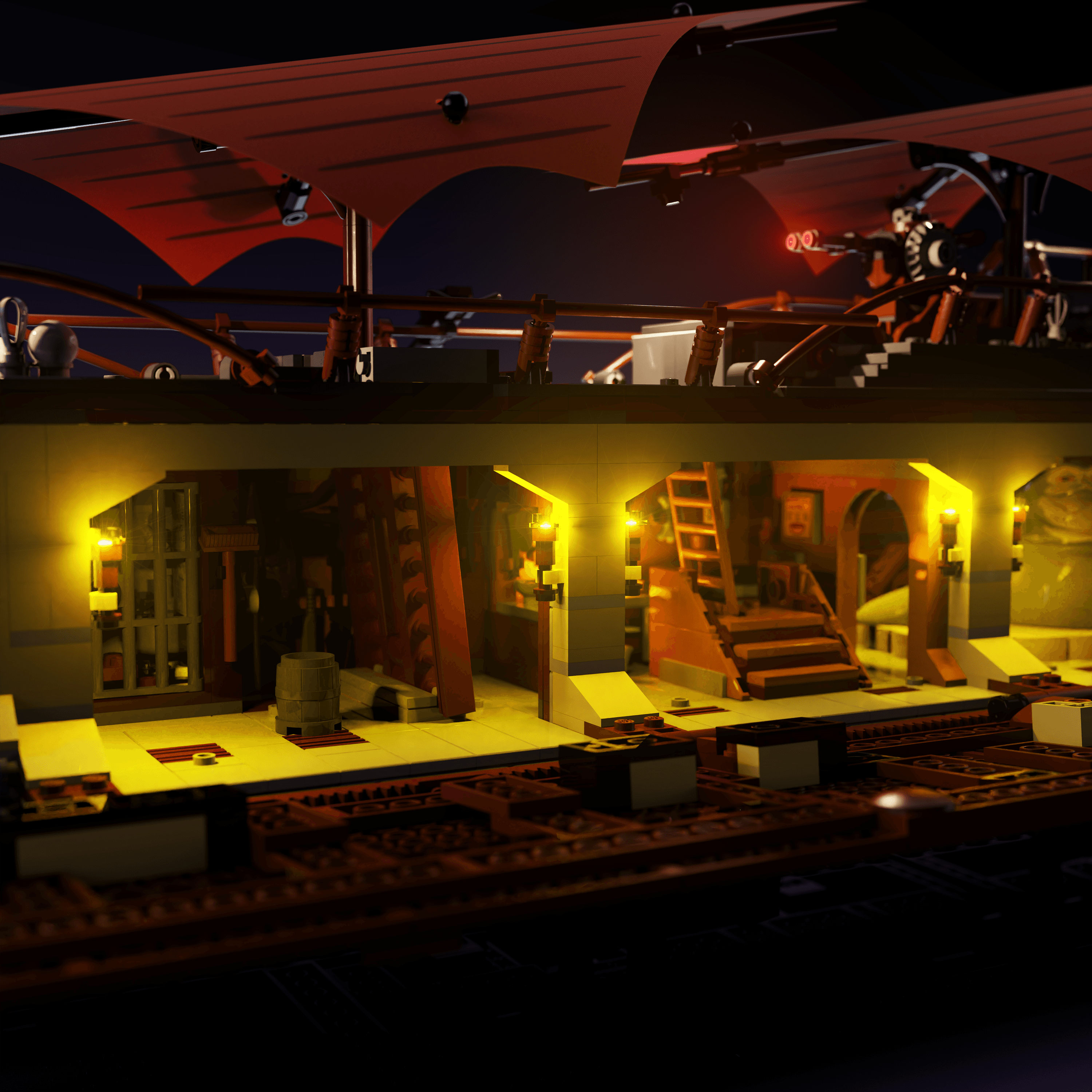 LEGO® 75397 Star Wars Jabba's Sail Barge Işık Kiti