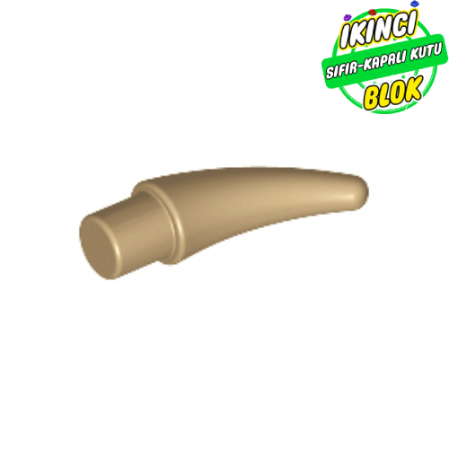LEGO® Diş, Pençe, Boynuz Küçük Koyu Bej Sıfır