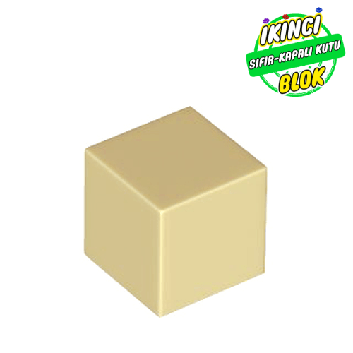 LEGO® Minifigür Kare Kafa Bej Sıfır