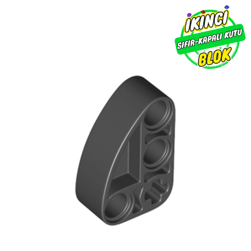 LEGO® 2 x 3 L Yapılı Kavisli Technic Panel Siyah Sıfır