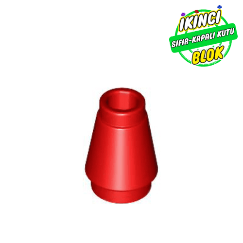 LEGO® 1 x 1 Koni Kırmızı Sıfır