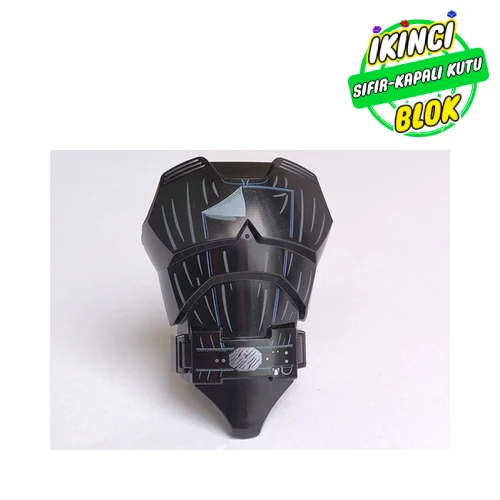 LEGO® Large Figure Torso Cover with Raised Belt and Jedi Robe Print (Jedi Luke) Siyah Sıfır