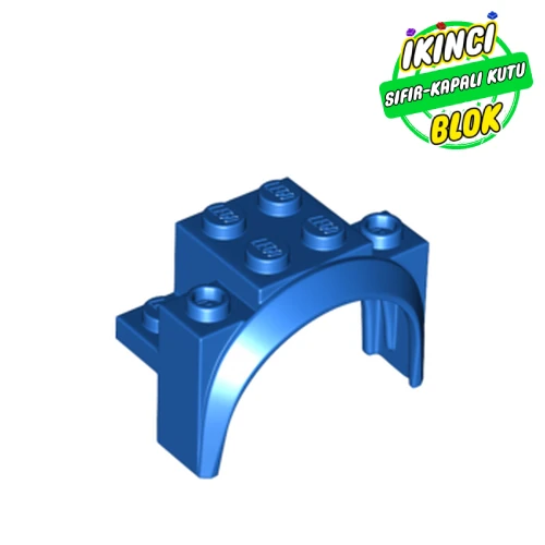 LEGO® Wheel Arch, Mudguard 4 x 2 1/2 x 2 1/3 Mavi Sıfır