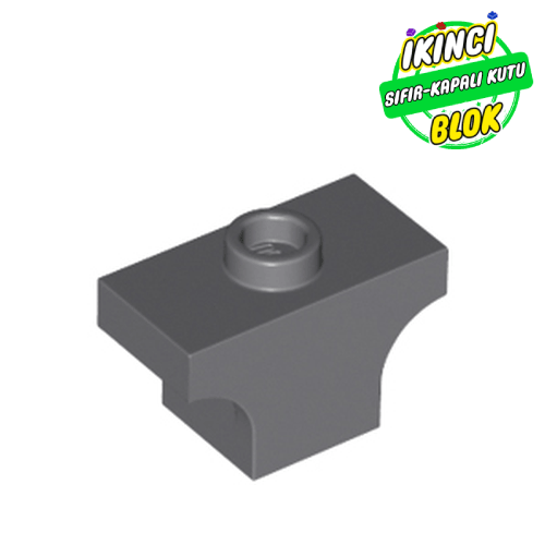 LEGO® 1 x 2 Kemer Atlatıcı Koyu Mavimsi Gri Sıfır