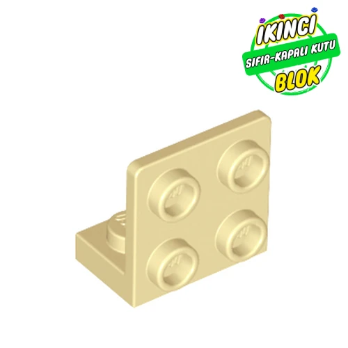 LEGO® Bracket 1 x 2 - 2 x 2 Inverted Bej Sıfır