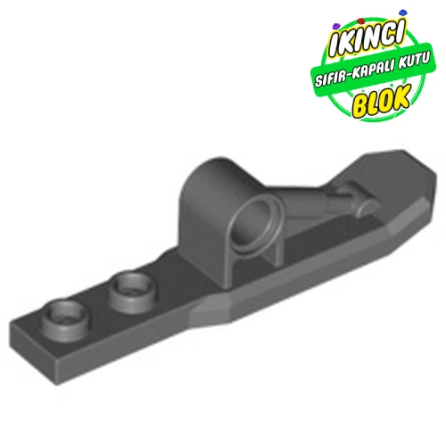 LEGO® Helicopter Landing Ski 1 x 6 with Pin Hole Koyu Mavimsi Gri Sıfır