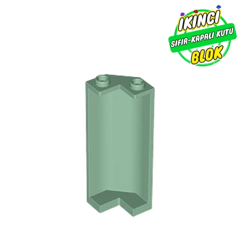 LEGO® 2 x 2 x 5 Köşe Duvar Panel Kum Yeşili Sıfır