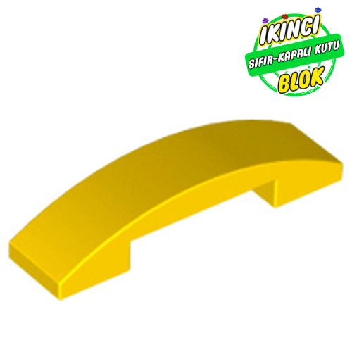 LEGO® 4 x 1 x 2/3 Çift Taraflı Eğimli Parça Sarı Sıfır
