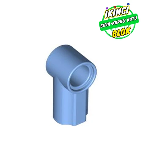 LEGO® Aks ve Pin Bağlayıcısı Açılı #1 Orta Mavi Sıfır